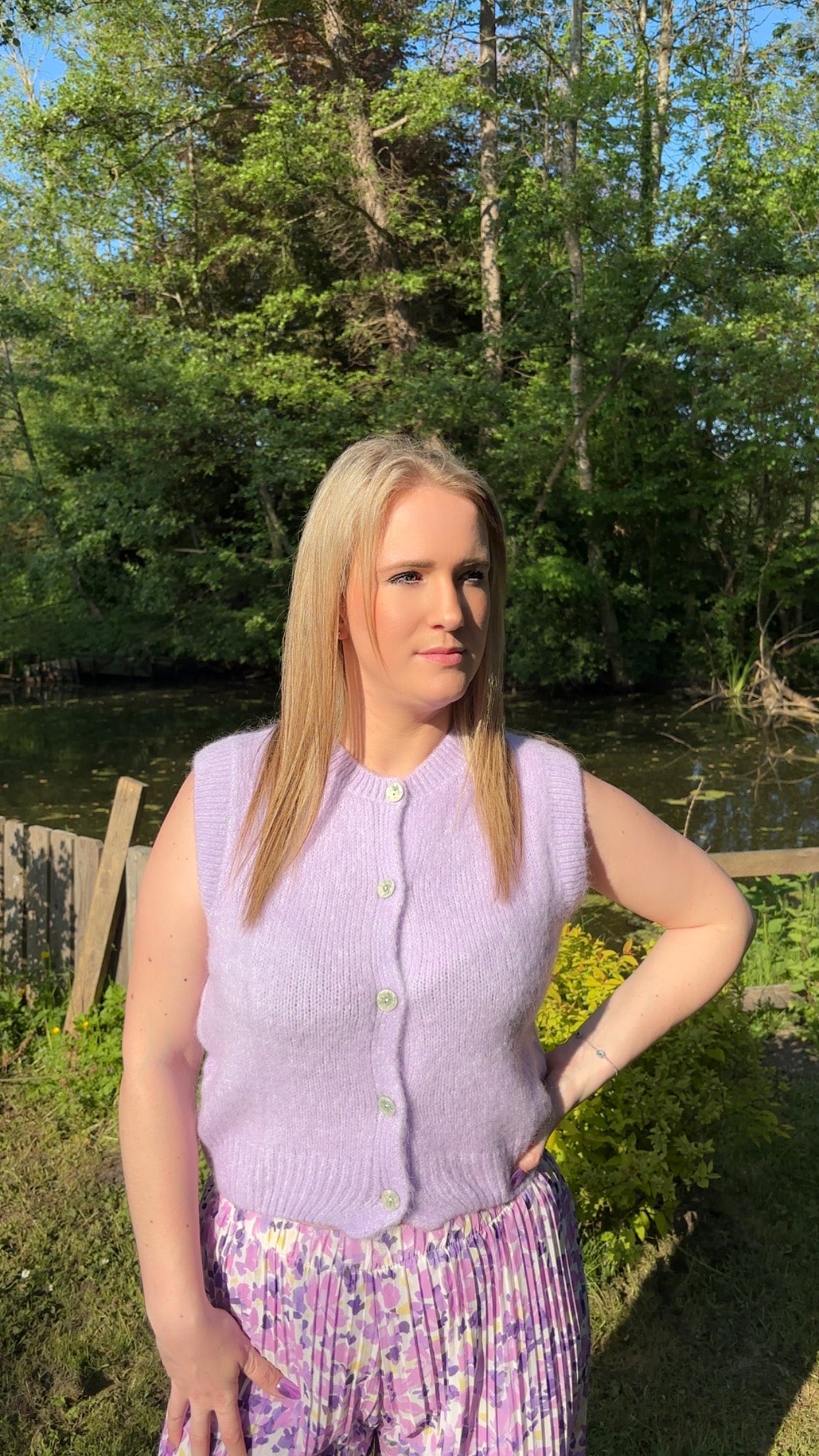 Gilet sans manche Lila
