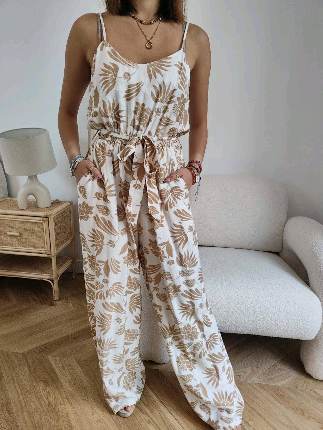 Combinaison pantalon camel