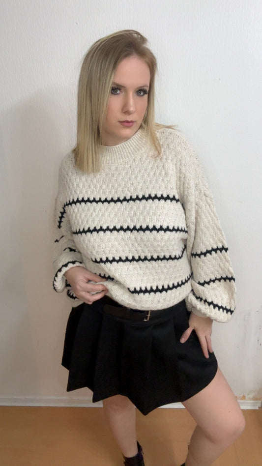 Jupe short suédine noir + ceinture