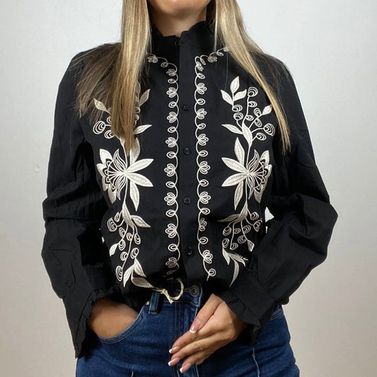 Chemise brodé noir 🖤